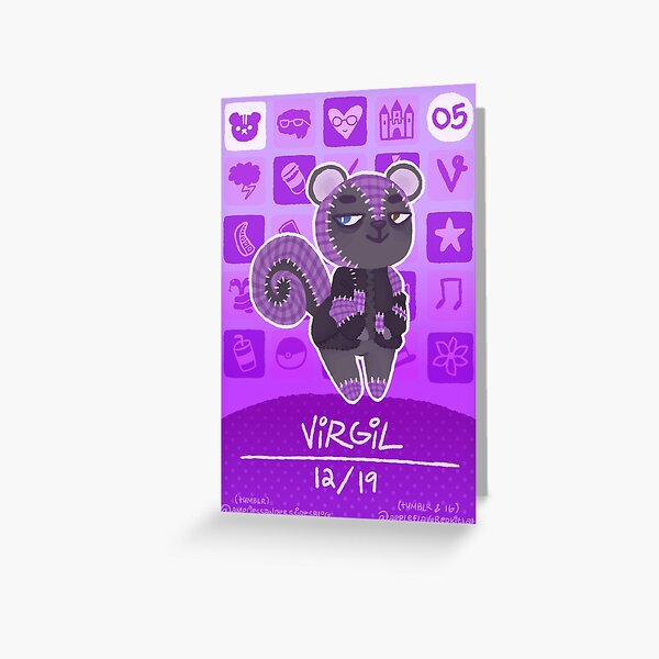 Sanders Sides; Virgil Animal Crossing Amiibo Card Greeting Card