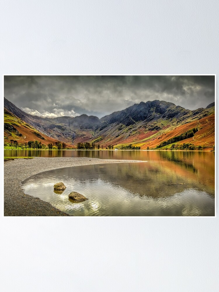 Thumbnail 1 of 3, Poster, Buttermere Rocks designed and sold by Nethycurl.