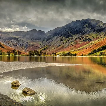 Artwork thumbnail, Buttermere Rocks by Nethycurl