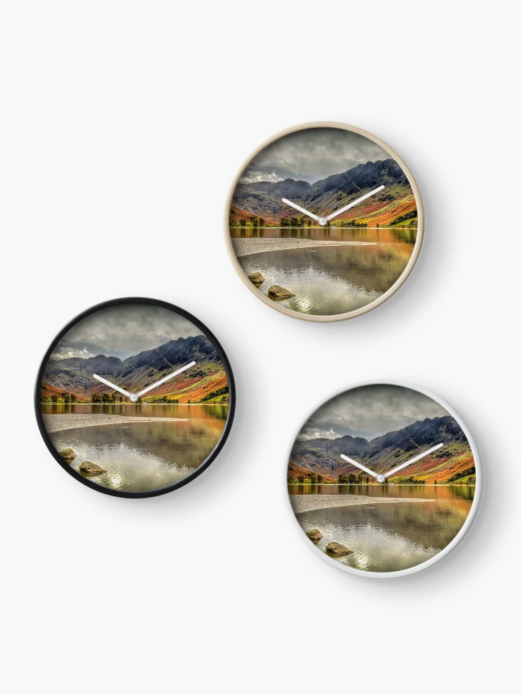 Thumbnail 3 of 4, Clock, Buttermere Rocks designed and sold by Nethycurl.