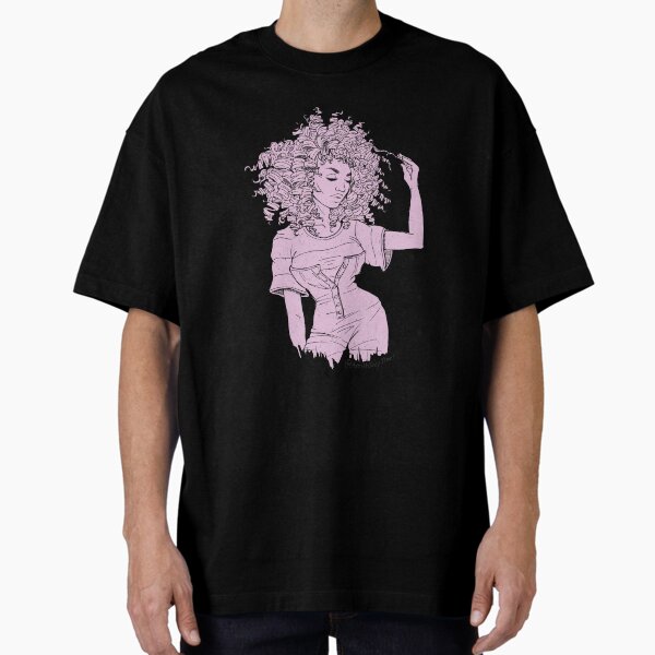 Purple Woman Oversized T-Shirt