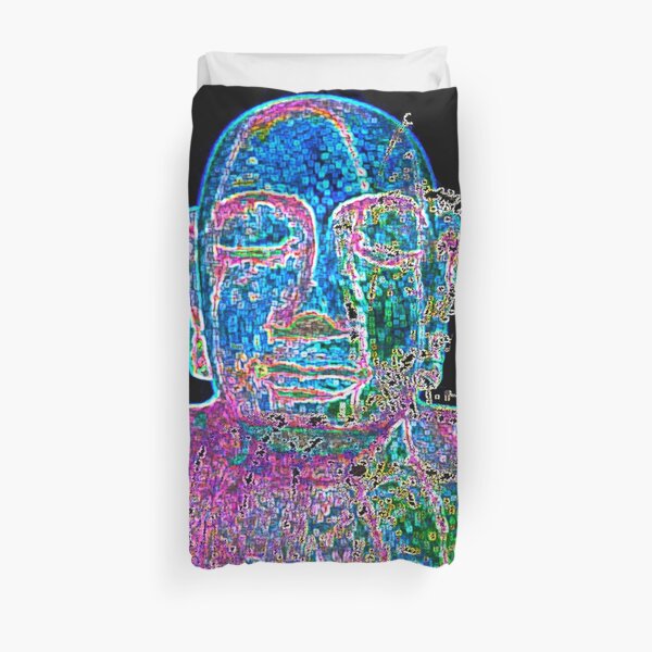Neon Budha Duvet Cover