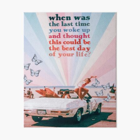 WHEN WAS THE LAST TIME... Art Board Print