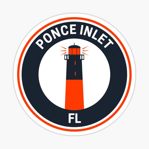 Vista previa del artículo con la obra «Vintage Ponce Inlet Florida», diseñado y vendido por fearcity.