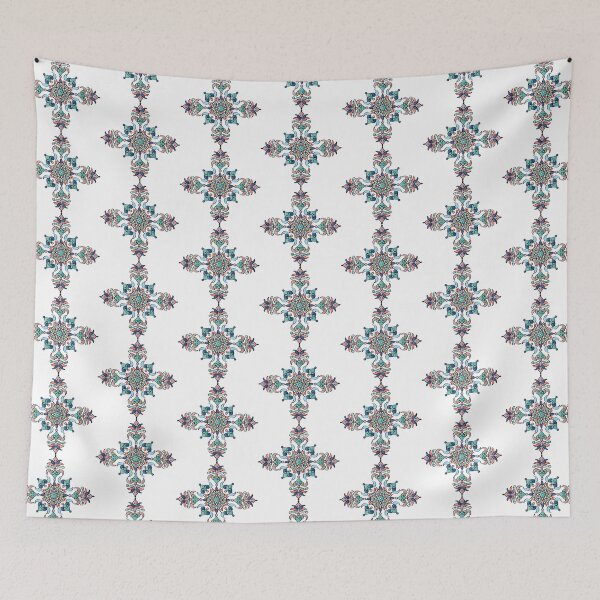 Item preview, Colors Of April In Embroidery Style (On White) designed and sold by BumbleChynxBee.
