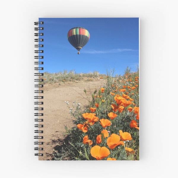 Artikelvorschau, Heißluftballon mit Mohn entworfen und verkauft von Karol Franks.