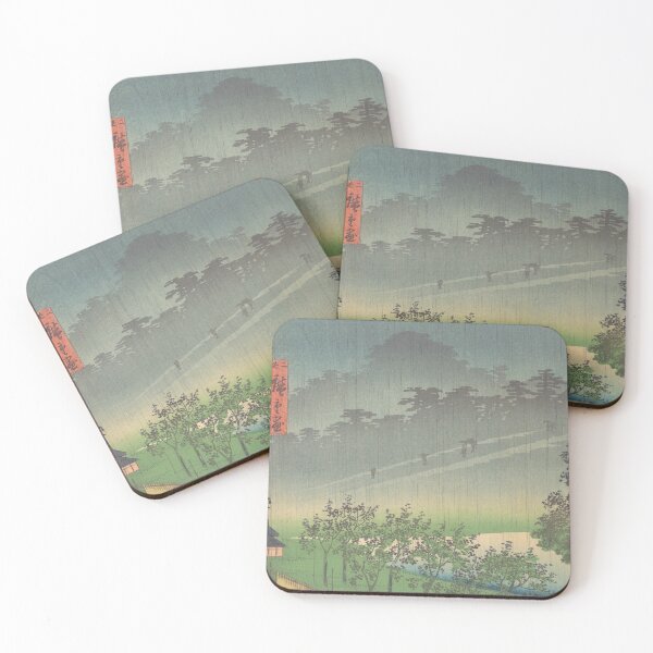 Item preview, Evening View of Kiribata in Rain at Akasaka designed and sold by Tizeru.
