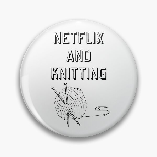 Item preview, Netflix and knitting designed and sold by Asrais.