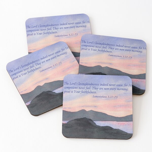 Item preview, Faithfulness - Lamentations 3:22-23 designed and sold by Diane Hall Watercolors.