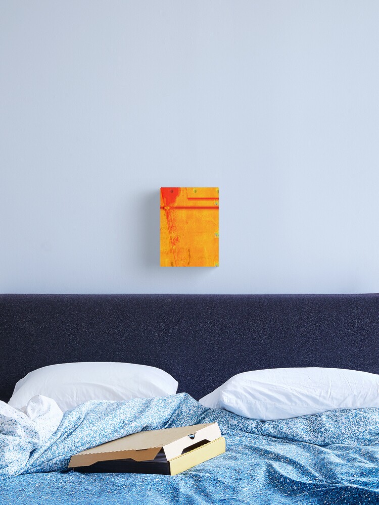 Thumbnail 2 of 3, Canvas Print, Old Floors Abstract designed and sold by Fara.