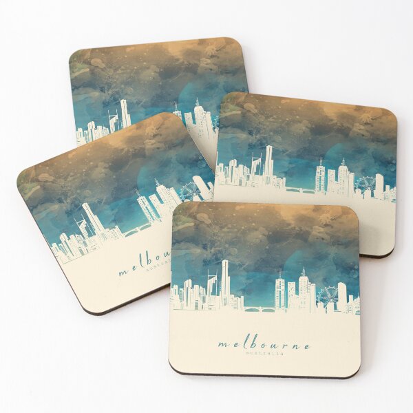 Item preview, melbourne skyline designed and sold by BekimART2.