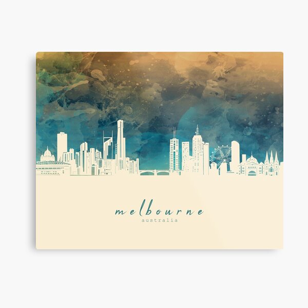 Item preview, melbourne skyline designed and sold by BekimART2.