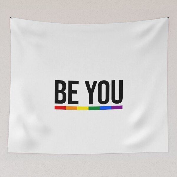 Item preview, Be You Pride Subtle Pride Flag LGBTQ Inspired Design Be Proud Of Who You Are designed and sold by House Sparrow.
