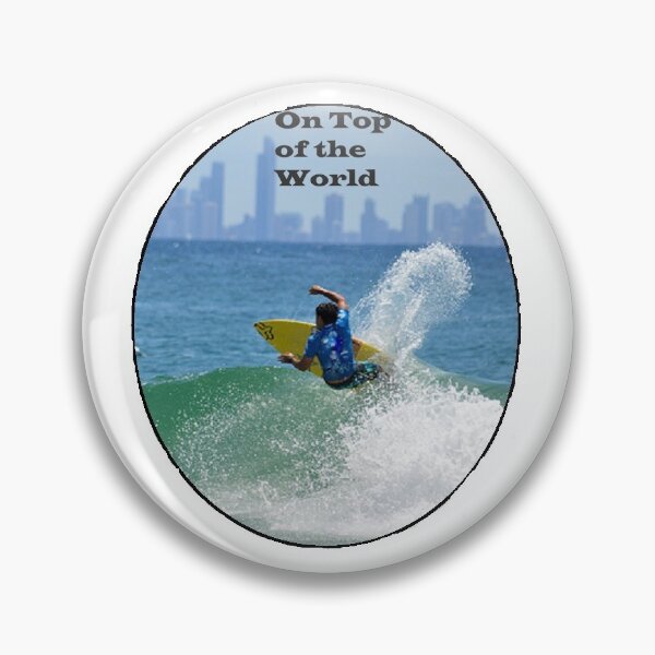 Item preview, Surfing Gold Coast Australia - On Top of the World designed and sold by SaltySurfgirl.