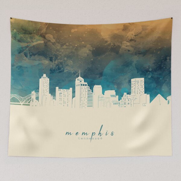 Item preview, memphis skyline designed and sold by BekimART2.