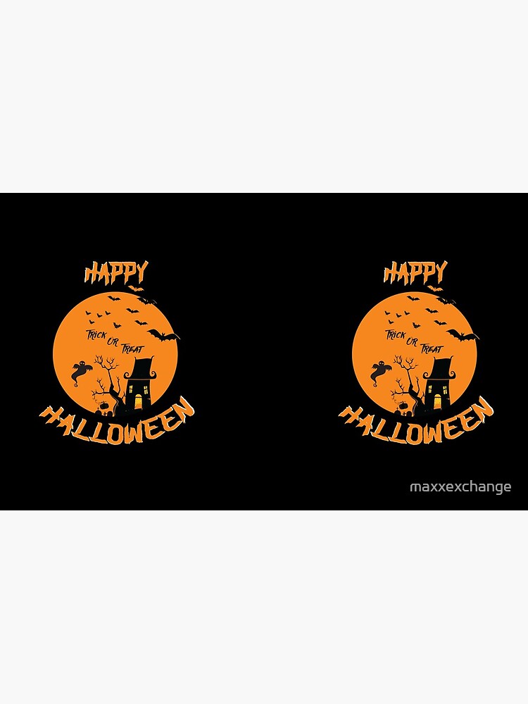 Haunted House Ghost Bat Trick Treat Gravestone RIP. by maxxexchange