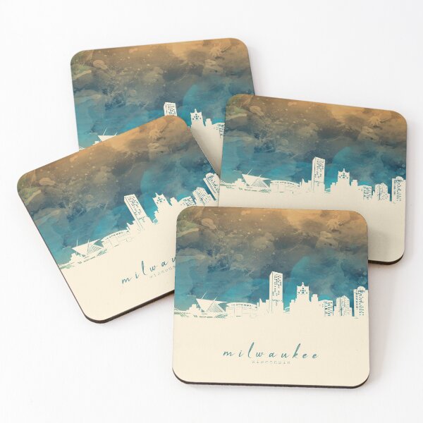 Item preview, milwaukee skyline designed and sold by BekimART2.