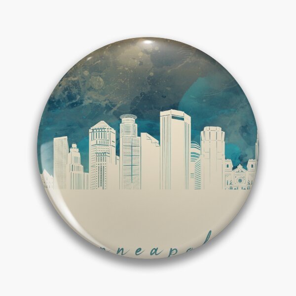 Artikelvorschau, Minneapolis Skyline entworfen und verkauft von BekimART2.