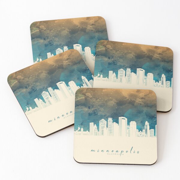 Artikelvorschau, Minneapolis Skyline entworfen und verkauft von BekimART2.