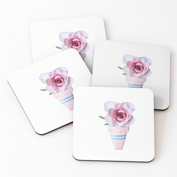 Item preview, Printed Paper Quilling Rose. botanical art designed and sold by Sweetpaperdesignsol Hyunah Yi.