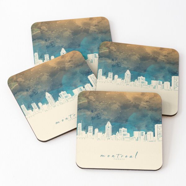Item preview, montreal skyline designed and sold by BekimART2.