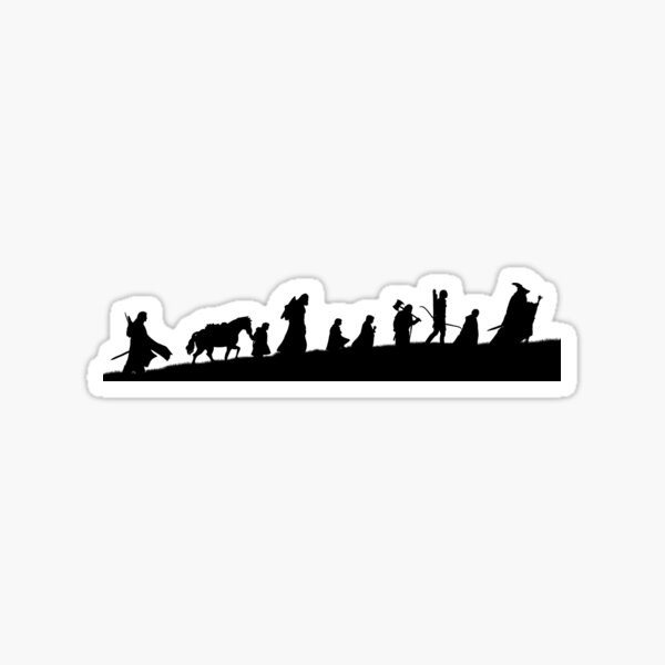 Fellowship of the Ring Sticker