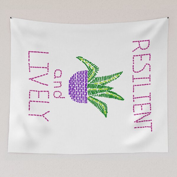 Item preview, Embroidered Resilient and Lively designed and sold by Rowan-artist.
