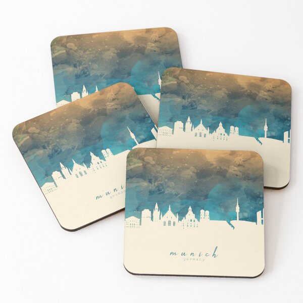 Item preview, munich skyline designed and sold by BekimART2.
