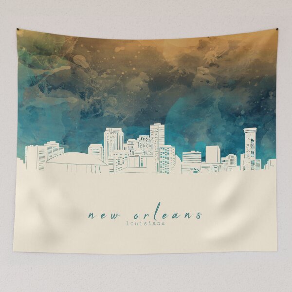 Item preview, new orleans skyline designed and sold by BekimART2.