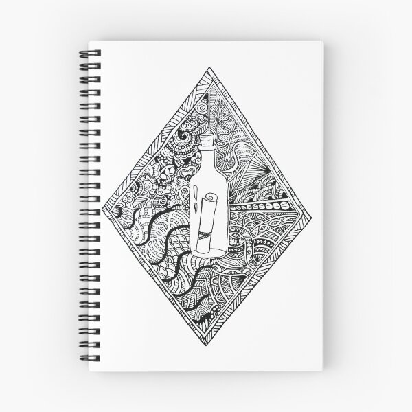 Item preview, Message in a bottle designed and sold by Zen's Doodles.