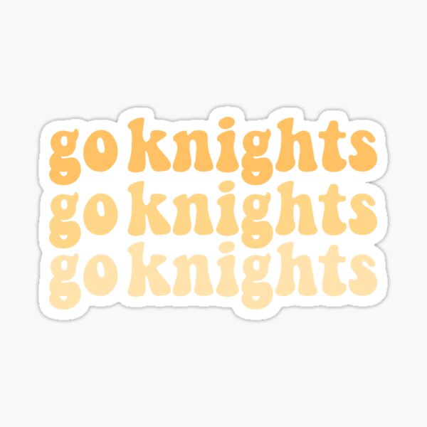 Go Knights Sticker