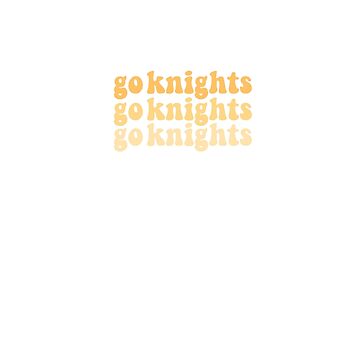 Go Knights Sticker for Sale by hayleyeasterday