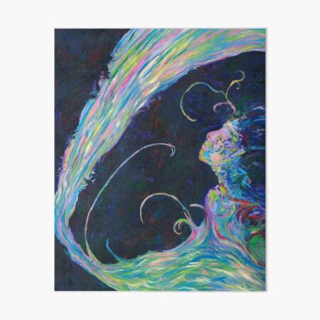 Becoming, Abstract Portrait Art by Courtney Hatcher Art Board Print