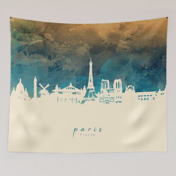 Item preview, paris skyline designed and sold by BekimART2.