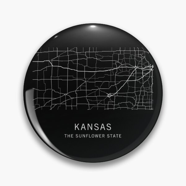 Item preview, Kansas State Road Map designed and sold by clarkstpress.
