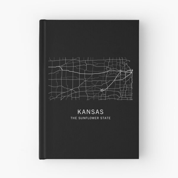 Item preview, Kansas State Road Map designed and sold by clarkstpress.
