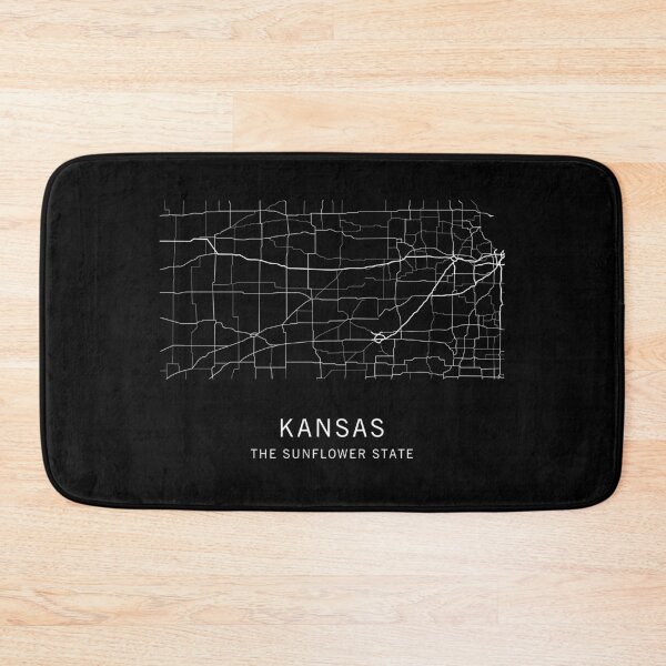 Item preview, Kansas State Road Map designed and sold by clarkstpress.