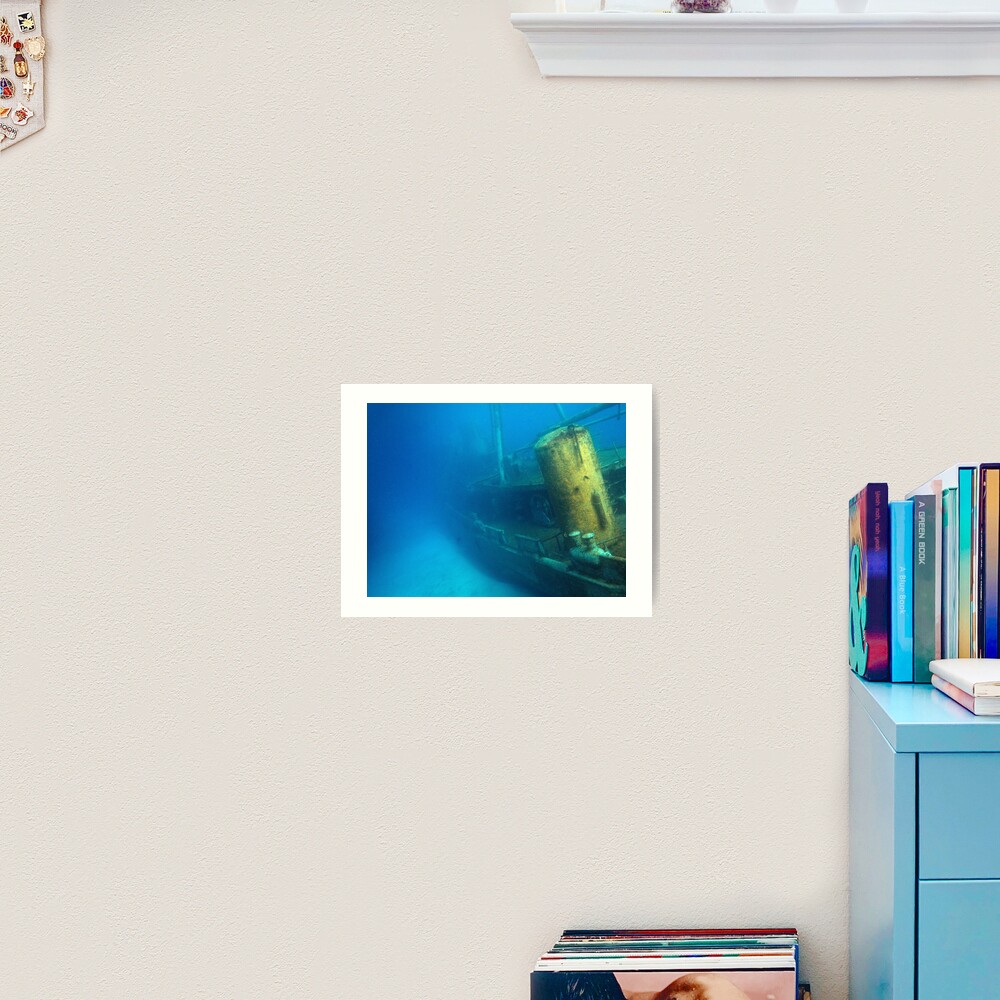 Kittiwake Wreck - Artificial Reef Celebrates Its First Birthday Art Print