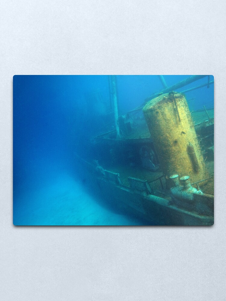 Alternate view of Kittiwake Wreck - Artificial Reef Celebrates Its First Birthday Metal Print