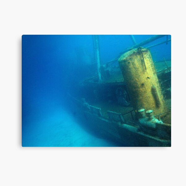 Kittiwake Wreck - Artificial Reef Celebrates Its First Birthday Canvas Print