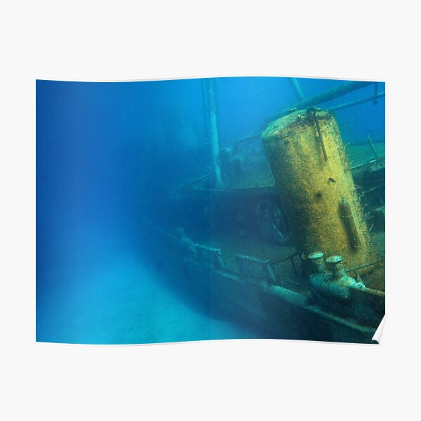 Kittiwake Wreck - Artificial Reef Celebrates Its First Birthday Poster