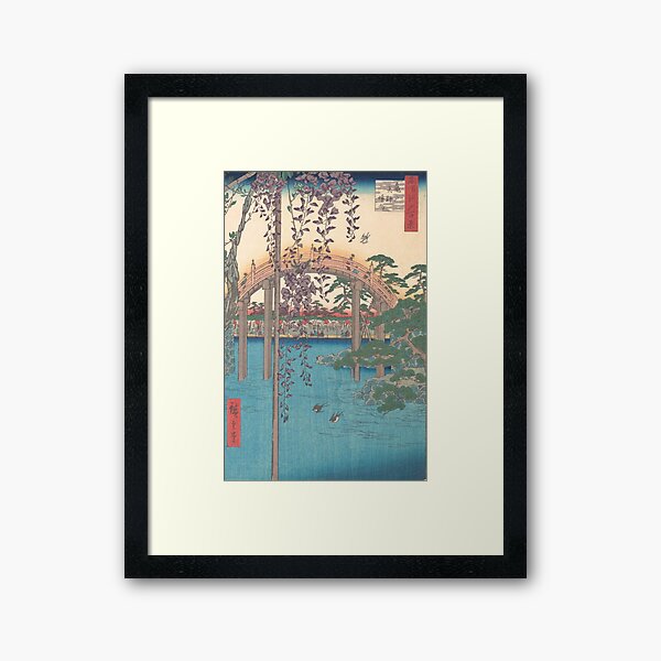 In the Kameido Tenjin Shrine Compound Framed Art Print