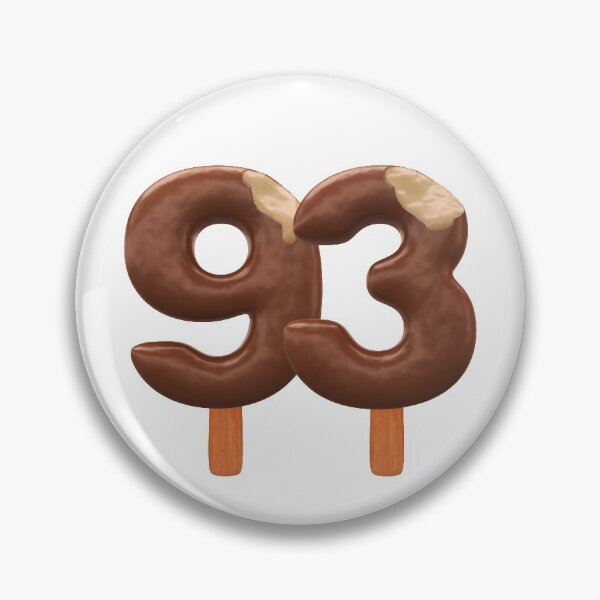 Item preview, 93 Ice Cream Ninenty Three Number 3d Chocolate designed and sold by HelloFromAja.