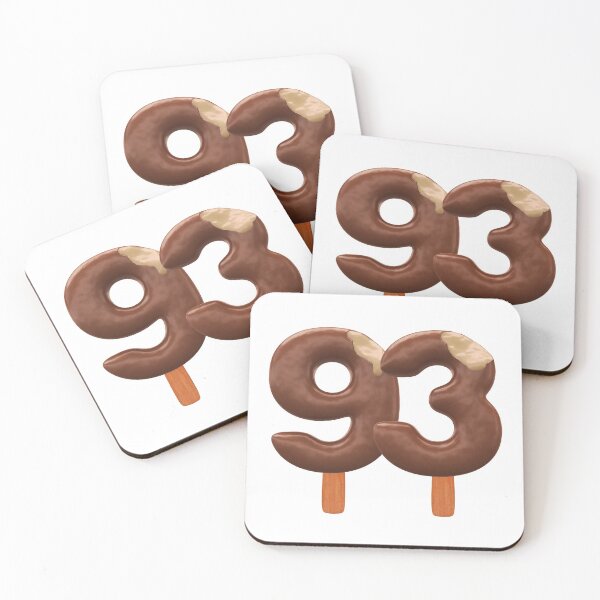 Item preview, 93 Ice Cream Ninenty Three Number 3d Chocolate designed and sold by HelloFromAja.