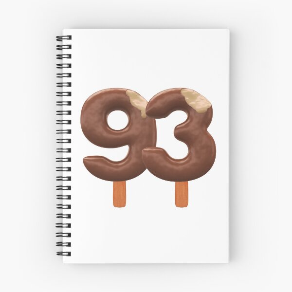 Item preview, 93 Ice Cream Ninenty Three Number 3d Chocolate designed and sold by HelloFromAja.