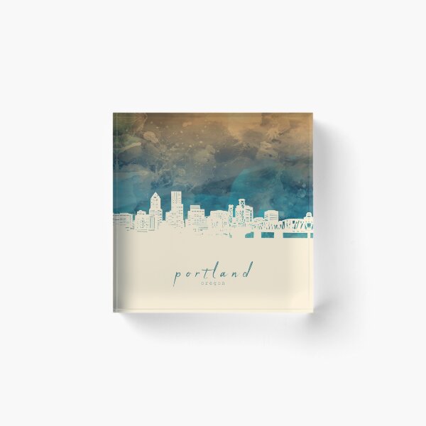 Item preview, portland skyline designed and sold by BekimART2.