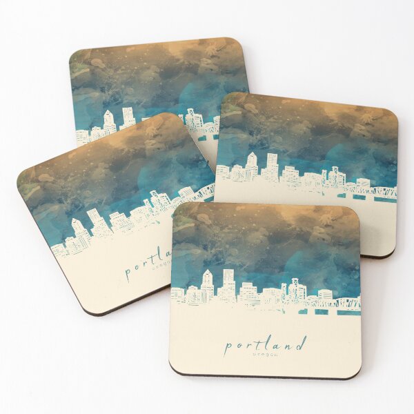 Item preview, portland skyline designed and sold by BekimART2.