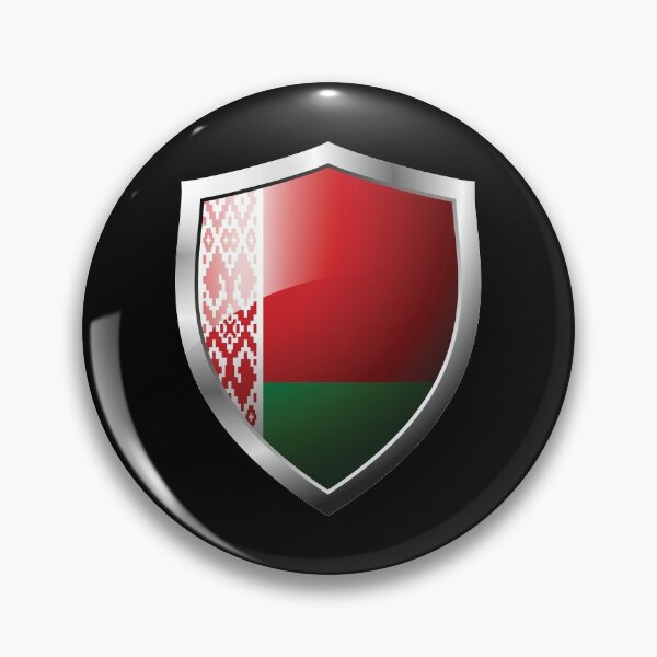Item preview, Strong Belarus Flag Shield Country designed and sold by HelloFromAja.