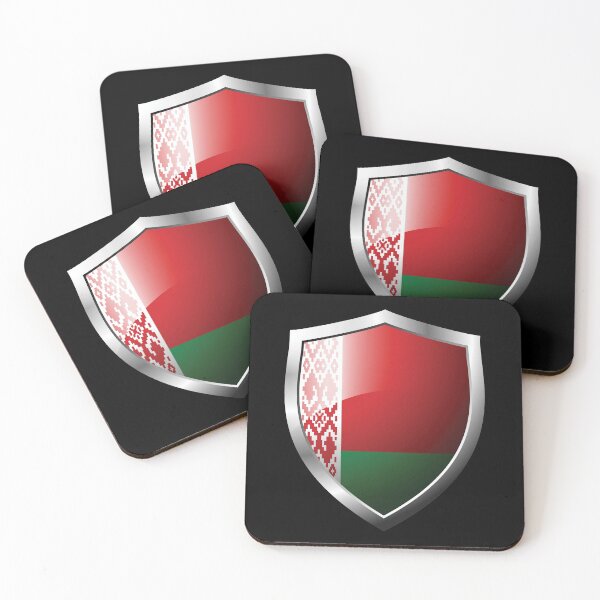 Item preview, Strong Belarus Flag Shield Country designed and sold by HelloFromAja.