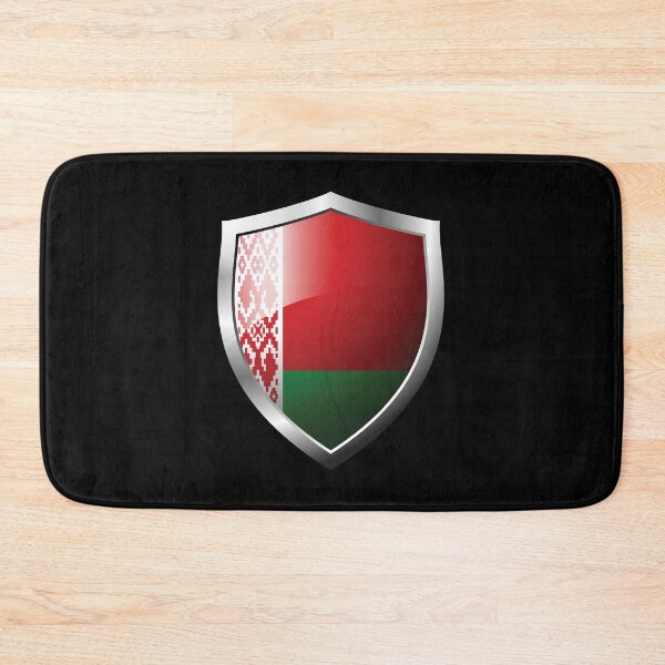Item preview, Strong Belarus Flag Shield Country designed and sold by HelloFromAja.